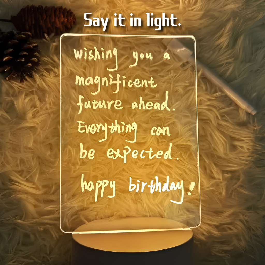 Glow Note Board
