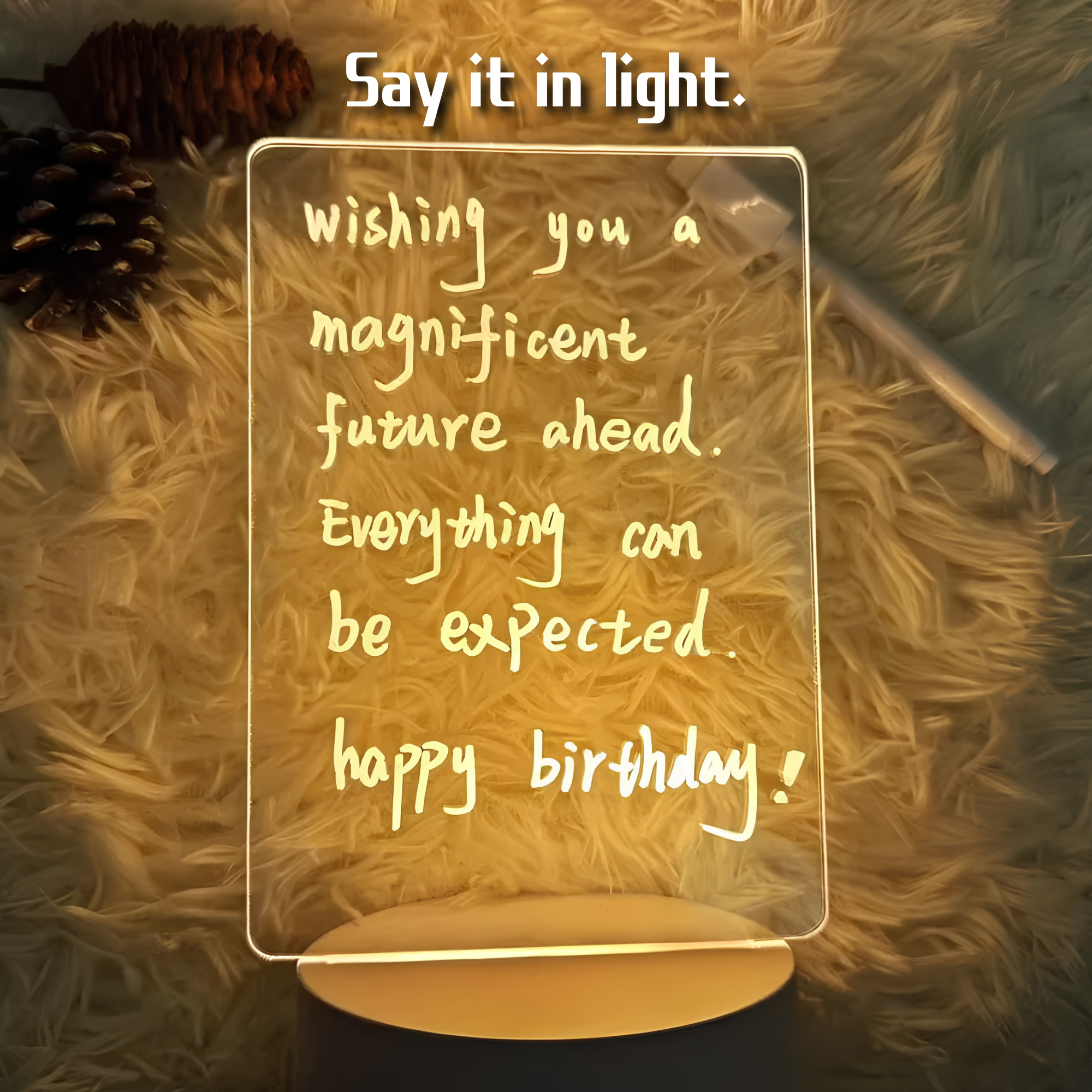 Glow Note Board